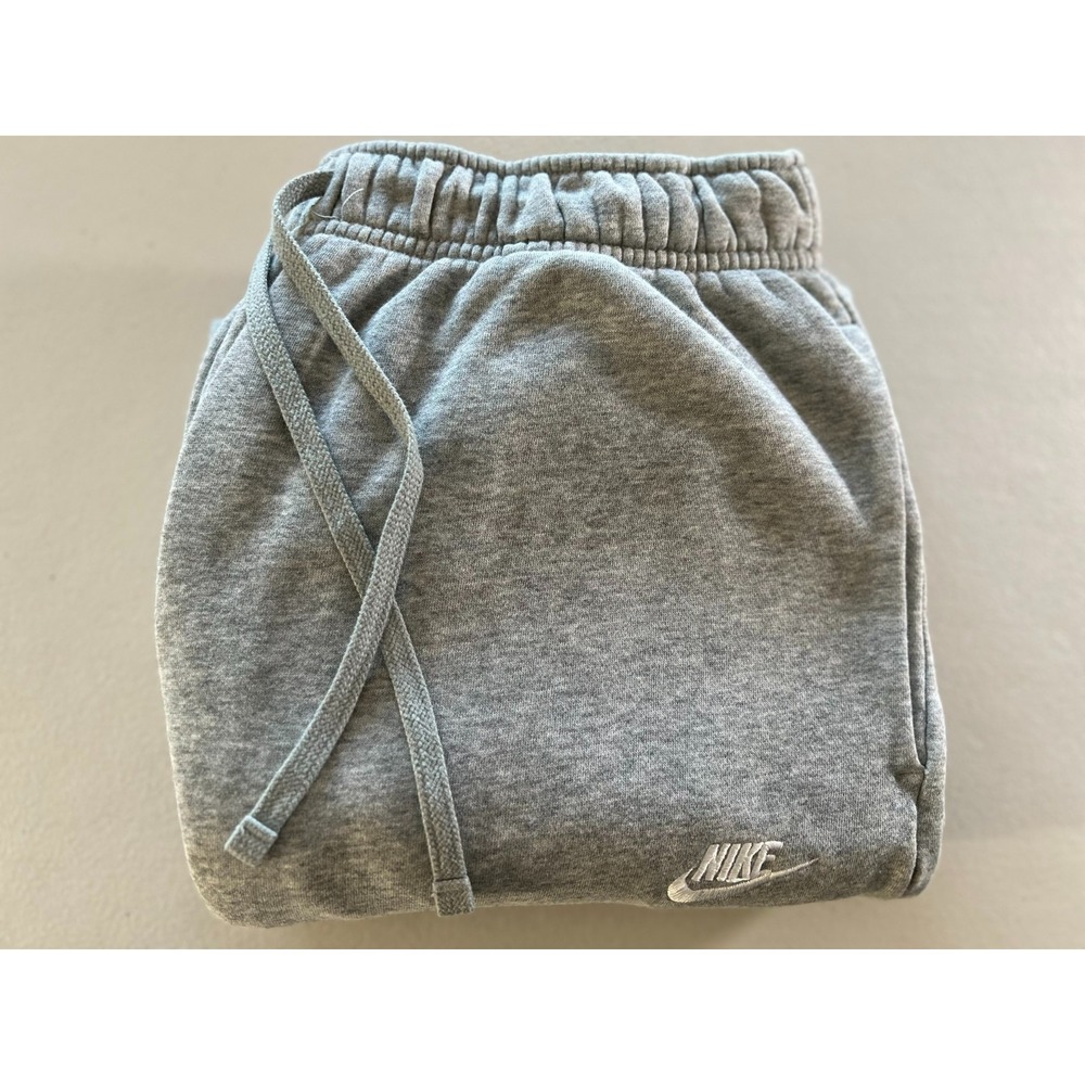 Nike Club Fleece Oversized Joggers Womens Medium Gray DQ5800-063 28x28